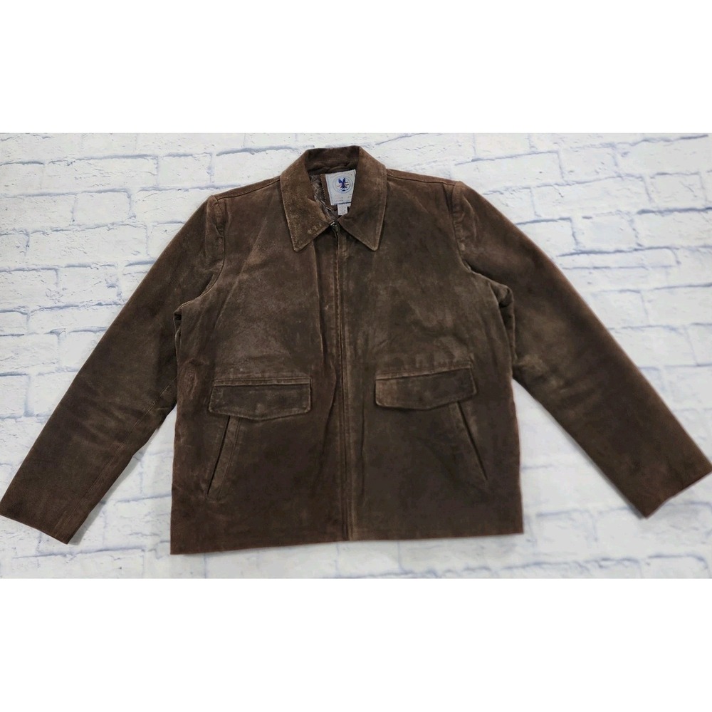 JLC Leather Suede WOMENS L Jacket Adventures On The Wing American Classic VTG